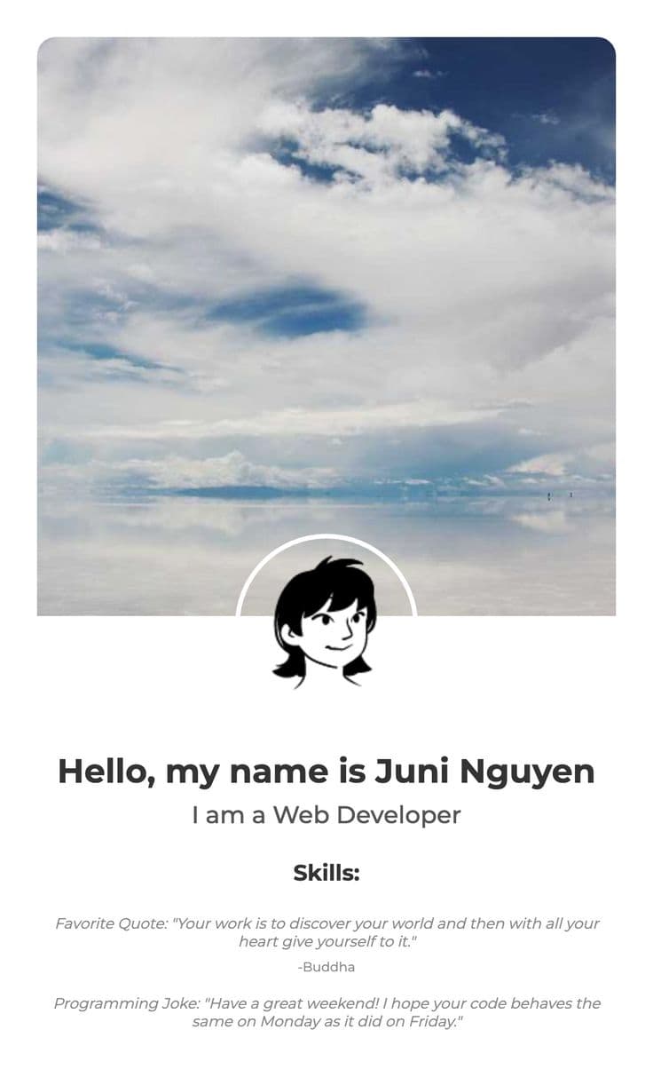 User Profile Generator